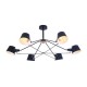 Ceiling Lights - Abigail - Black & Gold 6 Light Ceiling Lamp Maytoni-MOD134PL-06B - Abigail - Black & Gold 6 Light Ceiling Lamp