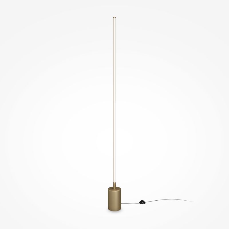 Maytoni-MOD147FL-L20BSK1 - Flow - CCT Brass LED Floor Lamp