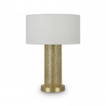 Impressive - Gold Table Lamp with White Shade
