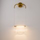 - Cabaret - Satin Brass LED Wall Lamp with Transparent Glass Maytoni-MOD170WL-L8BS3K1 - Cabaret - Satin Brass LED Wall Lamp with Transparent Glass