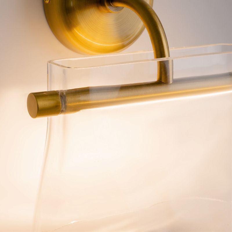 - Cabaret - Satin Brass LED Wall Lamp with Transparent Glass Maytoni-MOD170WL-L8BS3K2 - Cabaret - Satin Brass LED Wall Lamp with Transparent Glass