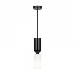 Memory - Black Pendant with Black & White Glass Memory - Black Pendant with Black & White Glass