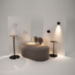 Nuance - Black LED Wall Lamp with Brass Details Nuance - Black LED Wall Lamp with Brass Details