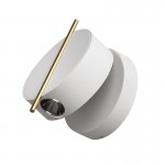 Nuance - White LED Wall Lamp with Brass Details Nuance - White LED Wall Lamp with Brass Details