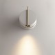 Maytoni-MOD180WL-L4W3K1 - Nuance - White LED Wall Lamp with Brass Details