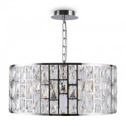 Gelid - Chrome 4 Light Pendant with Crystal Gelid - Chrome 4 Light Pendant with Crystal