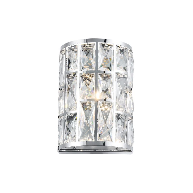 Maytoni-MOD184-WL-01-CH - Gelid - Chrome Wall Lamp with Crystal
