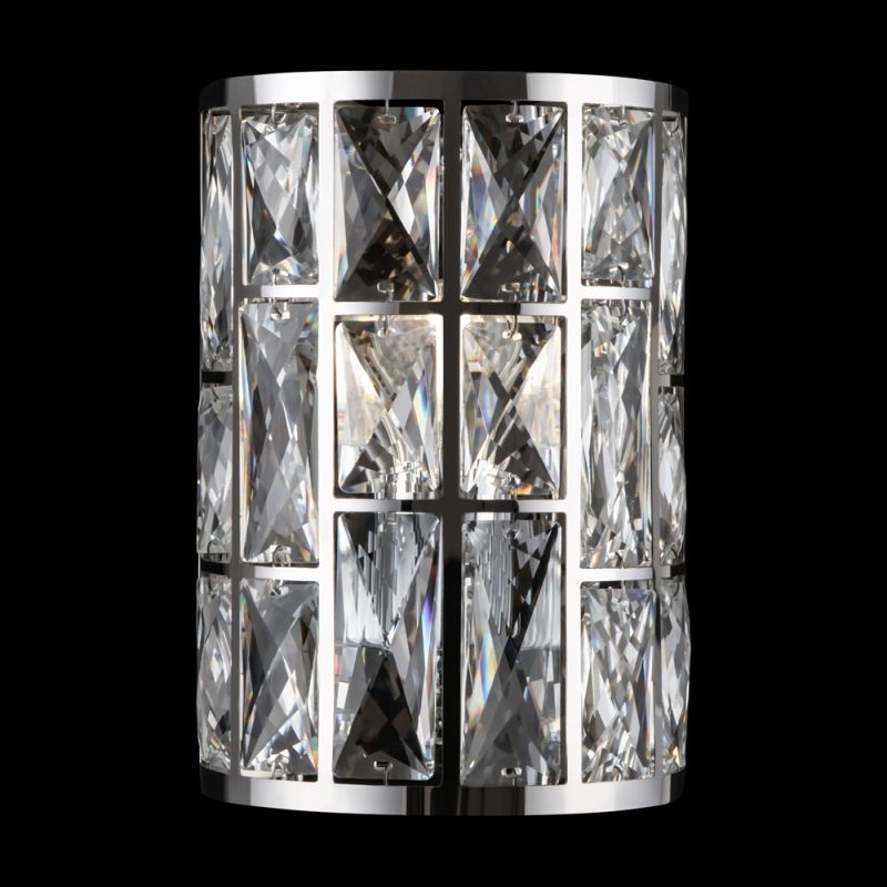 Maytoni-MOD184-WL-01-CH - Gelid - Chrome Wall Lamp with Crystal