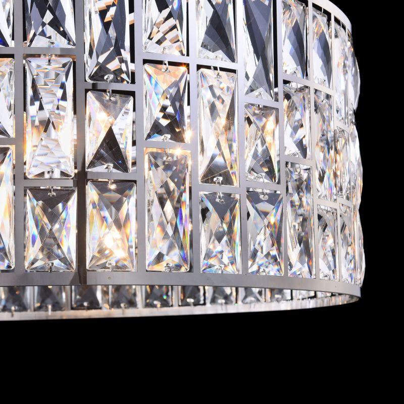 Crystal & Acrylic - Gelid - Crystal 4 Light Hanging Pendant -Chrome Maytoni-MOD184-PL-04-CH - Gelid - Crystal 4 Light Hanging Pendant -Chrome