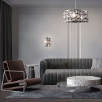 Gelid - Chrome 4 Light Pendant with Crystal Gelid - Chrome 4 Light Pendant with Crystal