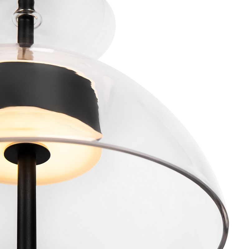 - Bangkok - Black LED Pendant with Transparent Glass ∅ 25 cm Maytoni-MOD185PL-L6B3K2 - Bangkok - Black LED Pendant with Transparent Glass ∅ 25 cm