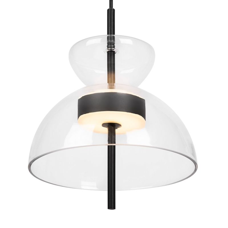 - Bangkok - Black LED Pendant with Transparent Glass ∅ 25 cm Maytoni-MOD185PL-L6B3K2 - Bangkok - Black LED Pendant with Transparent Glass ∅ 25 cm