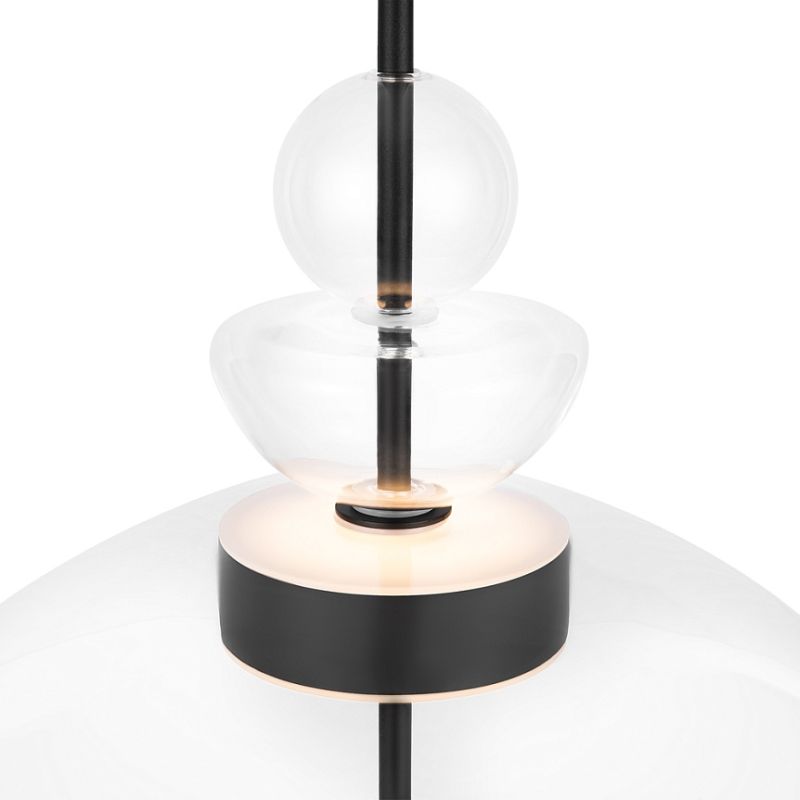 - Bangkok - Black LED Pendant with Transparent Glass ∅ 40 cm Maytoni-MOD185PL-L6B3K3 - Bangkok - Black LED Pendant with Transparent Glass ∅ 40 cm