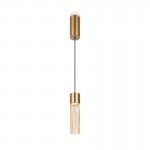 Imaginary - Gold LED Pendant with Gold Chains Imaginary - Gold LED Pendant with Gold Chains