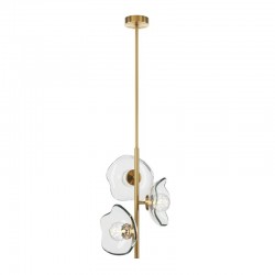 Miracle - Brass 3 Light Pendant with Glass Shades Miracle - Brass 3 Light Pendant with Glass Shades
