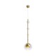 Maytoni-MOD227PL-01BS - Ros - Brass Pendant with Clear Glass