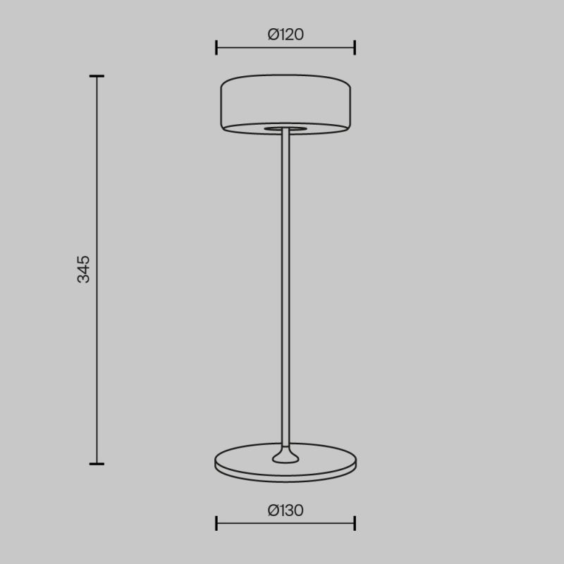 Maytoni-MOD229TL-L3B3K2 - AI Collaboration - Rechargeable Black Table Lamp