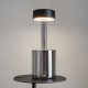 Maytoni-MOD229TL-L3B3K3 - AI Collaboration - Rechargeable Black Table Lamp with Glass Vase