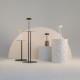 Maytoni-MOD229TL-L3B3K3 - AI Collaboration - Rechargeable Black Table Lamp with Glass Vase
