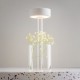 Maytoni-MOD229TL-L3W3K1 - AI Collaboration - Rechargeable White Table Lamp with Glass Vase