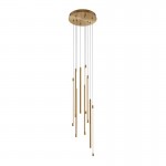 Light stick - LED Brass 9 Light Cluster Fitting Light stick - LED Brass 9 Light Cluster Fitting