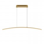 Curve - CCT Brass LED Linear Profile 1150 Lm