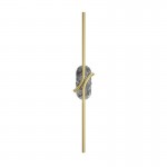 Renaissance - Satin Brass LED Wall Lamp with Grey Marble Detail Renaissance - Satin Brass LED Wall Lamp with Grey Marble Detail