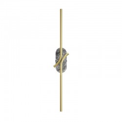 Renaissance - Satin Brass LED Wall Lamp with Grey Marble Detail Renaissance - Satin Brass LED Wall Lamp with Grey Marble Detail