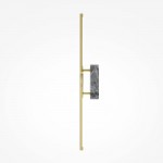 Renaissance - Satin Brass LED Wall Lamp with Grey Marble Detail Renaissance - Satin Brass LED Wall Lamp with Grey Marble Detail