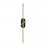 Renaissance - Satin Brass LED Wall Lamp with Black Marble Detail Renaissance - Satin Brass LED Wall Lamp with Black Marble Detail