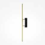 Renaissance - Satin Brass LED Wall Lamp with Black Marble Detail Renaissance - Satin Brass LED Wall Lamp with Black Marble Detail