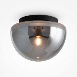 Glassy - Black Ceiling Lamp with Smoked Glass Glassy - Black Ceiling Lamp with Smoked Glass