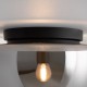 Maytoni-MOD270CL-01B - Glassy - Black Ceiling Lamp with Smoked Glass