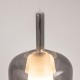Maytoni-MOD271PL-01B5 - Duality - Black Pendant with Mirrored Smoked Glass
