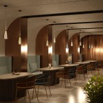 Duality - Black Pendant with Mirrored Gold Glass Ø 16 cm