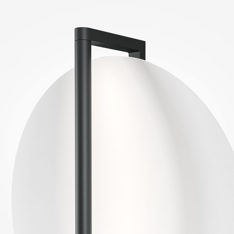 Maytoni-MOD279WL-L14B3K - Mira - Black LED Wall Lamp with White Diffuser