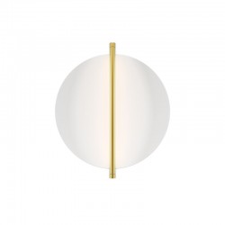 Mira - Brass LED Wall Lamp with White Diffuser Mira - Brass LED Wall Lamp with White Diffuser