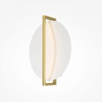 Mira - Brass LED Wall Lamp with White Diffuser