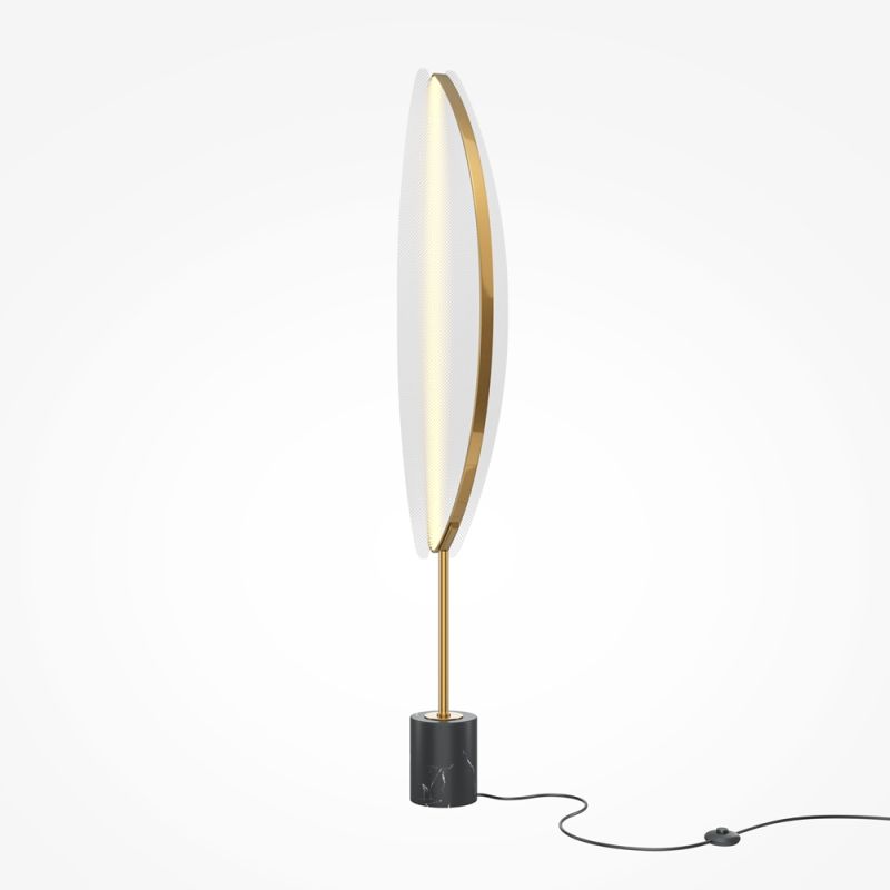 Maytoni-MOD281FL-L33BS3K - Breeze - Brass LED Floor Lamp with Decorative Elements