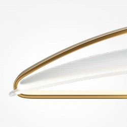 Breeze - Brass LED over Island Fitting with Decorative Elements Breeze - Brass LED over Island Fitting with Decorative Elements