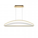 Breeze - Brass LED over Island Fitting with Decorative Elements Breeze - Brass LED over Island Fitting with Decorative Elements