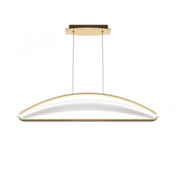 Breeze - Brass LED over Island Fitting with Decorative Elements Breeze - Brass LED over Island Fitting with Decorative Elements