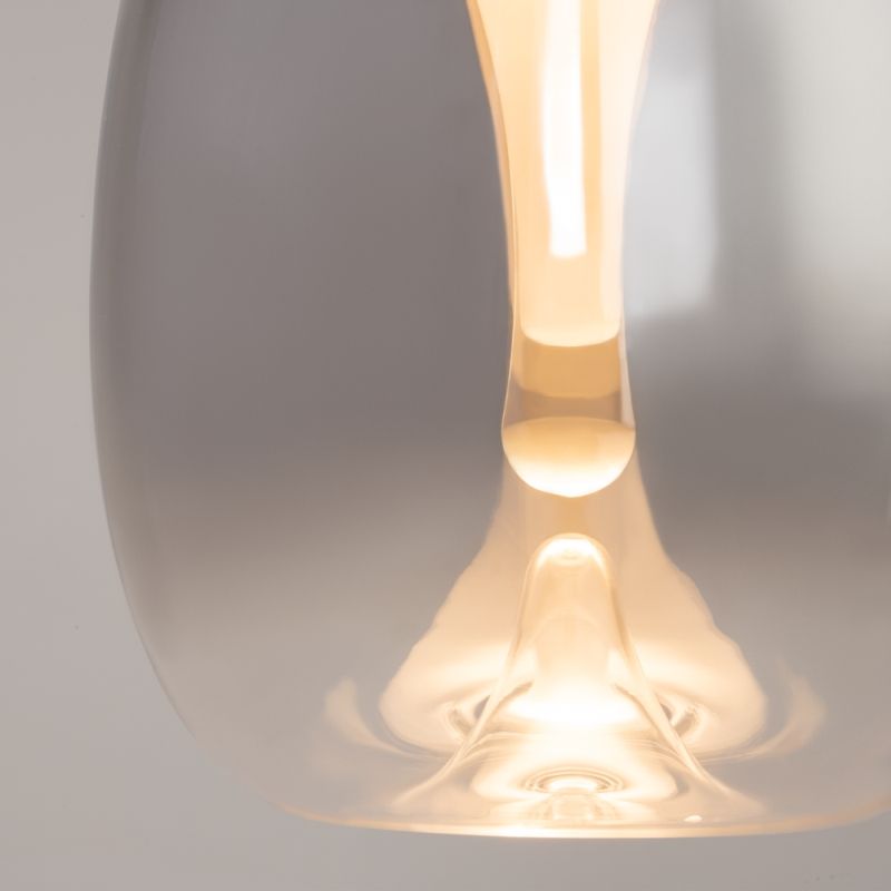 Maytoni-MOD282PL-L8G3K - Splash - Satin Gold LED Pendant with Smoked Ombre Glass