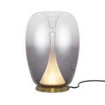 Splash - Satin Gold LED Table Lamp with Smoked Ombre Glass Splash - Satin Gold LED Table Lamp with Smoked Ombre Glass
