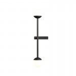 Touch - Black Wall Lamp with White Glass Touch - Black Wall Lamp with White Glass
