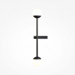 Touch - Black Wall Lamp with White Glass Touch - Black Wall Lamp with White Glass