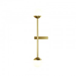 Touch - Brass Wall Lamp with White Glass Touch - Brass Wall Lamp with White Glass