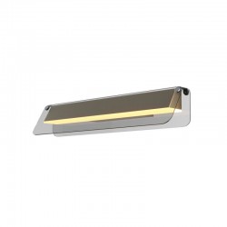 Flat - Brass LED Wall Lamp with Smoked Glass Flat - Brass LED Wall Lamp with Smoked Glass