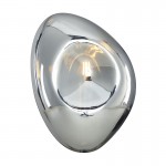 Mabell - Chrome Glass Wall Lamp