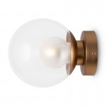 Basic Form - Gold Wall Lamp with Double Glasses Ø 15 cm Basic Form - Gold Wall Lamp with Double Glasses Ø 15 cm